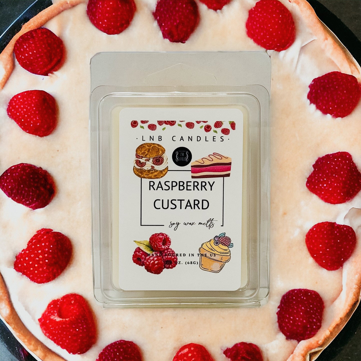 Raspberry Custard Scent Wax Melt