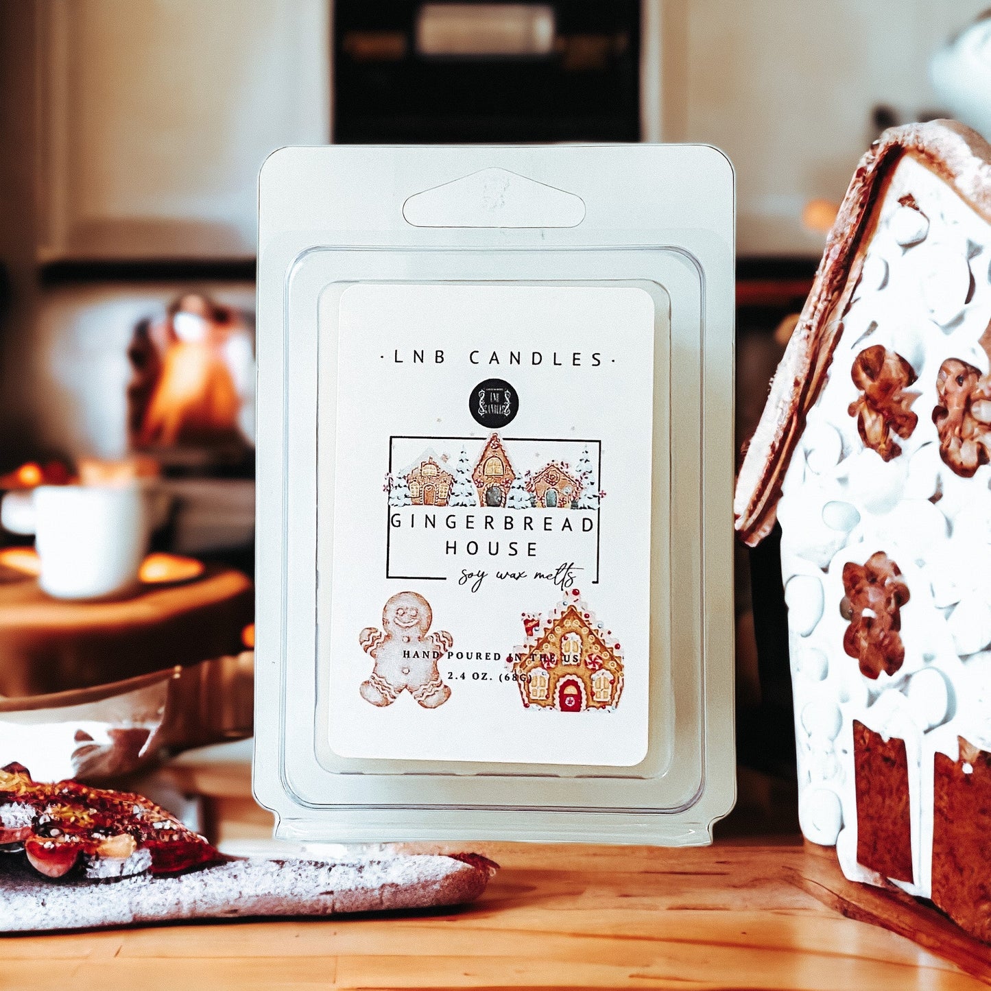 Gingerbread House Wax Melts Soy Wax