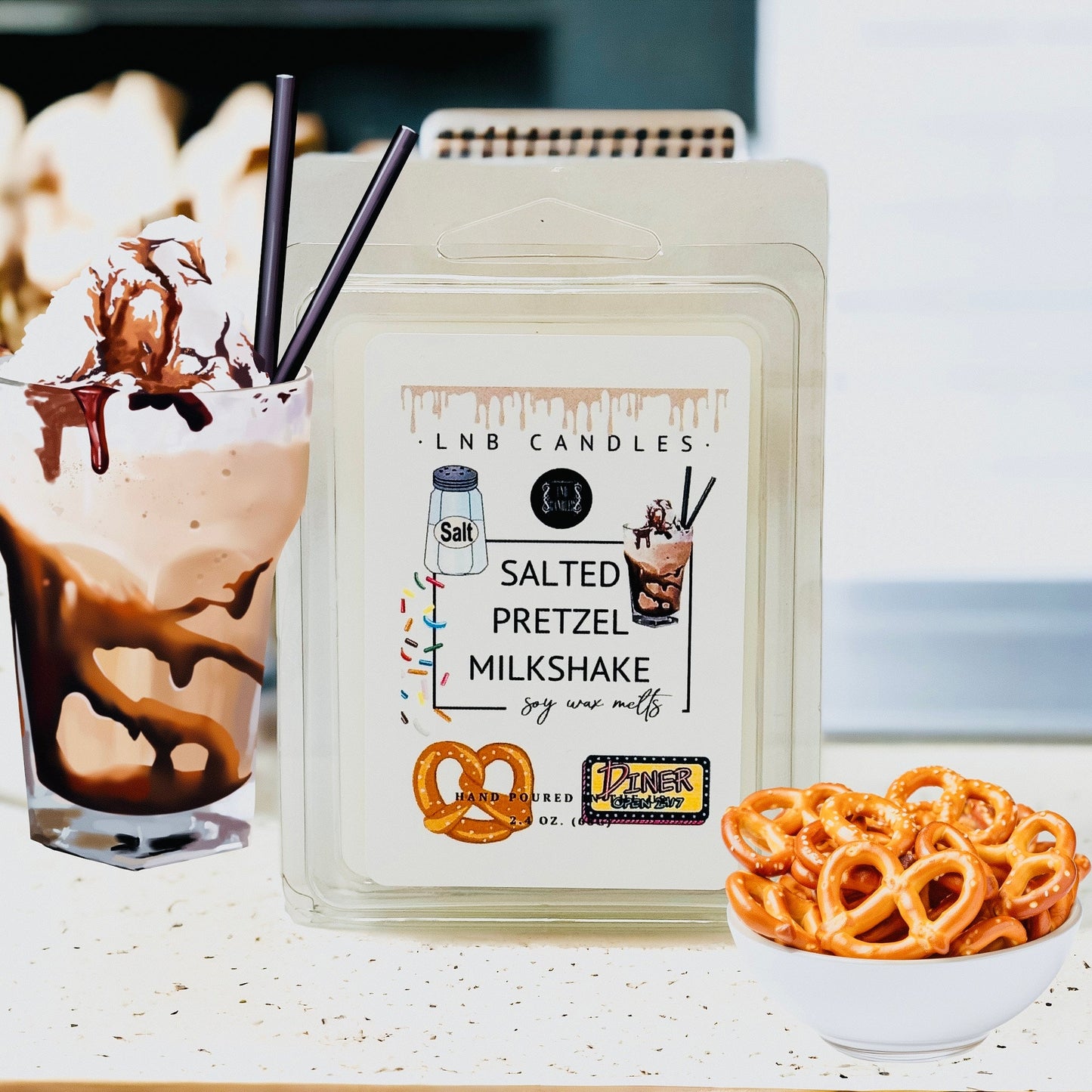 Salted Pretzel Milkshake Scent Wax Melt