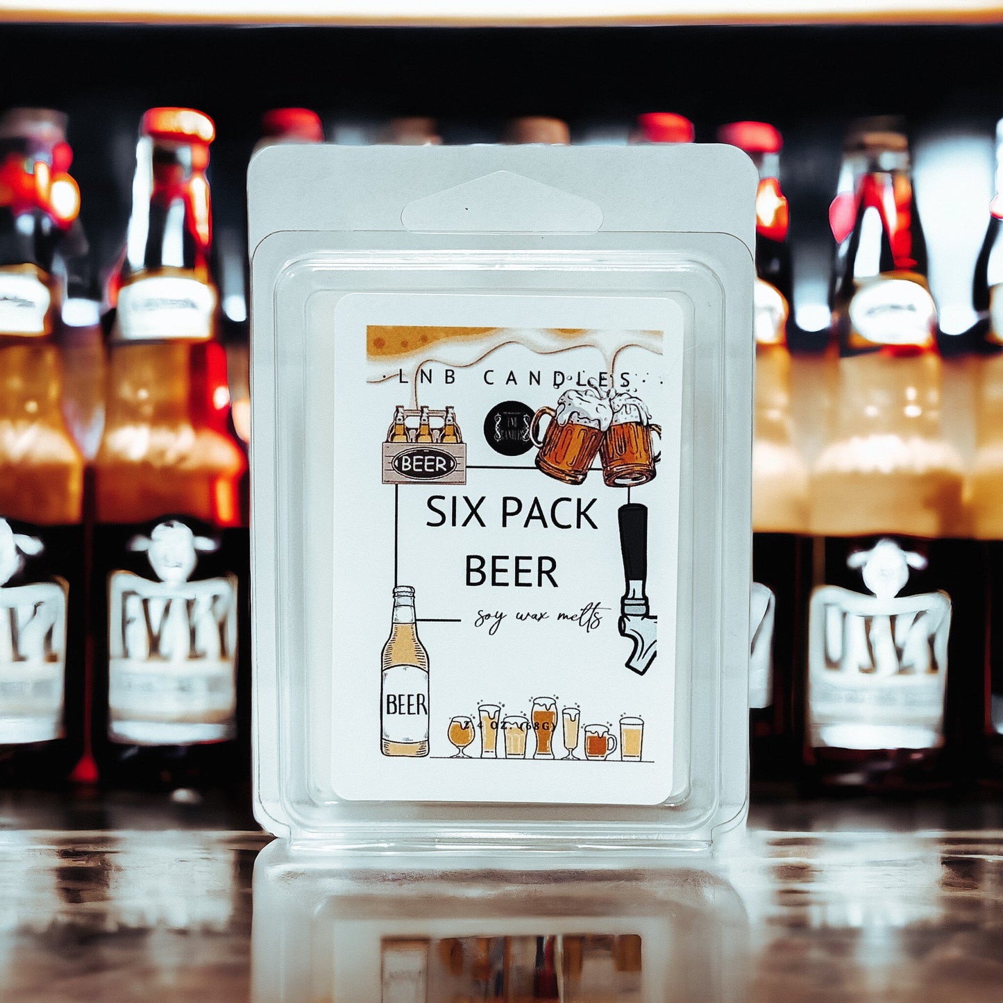 Six Pack Beer Scent Wax Melts