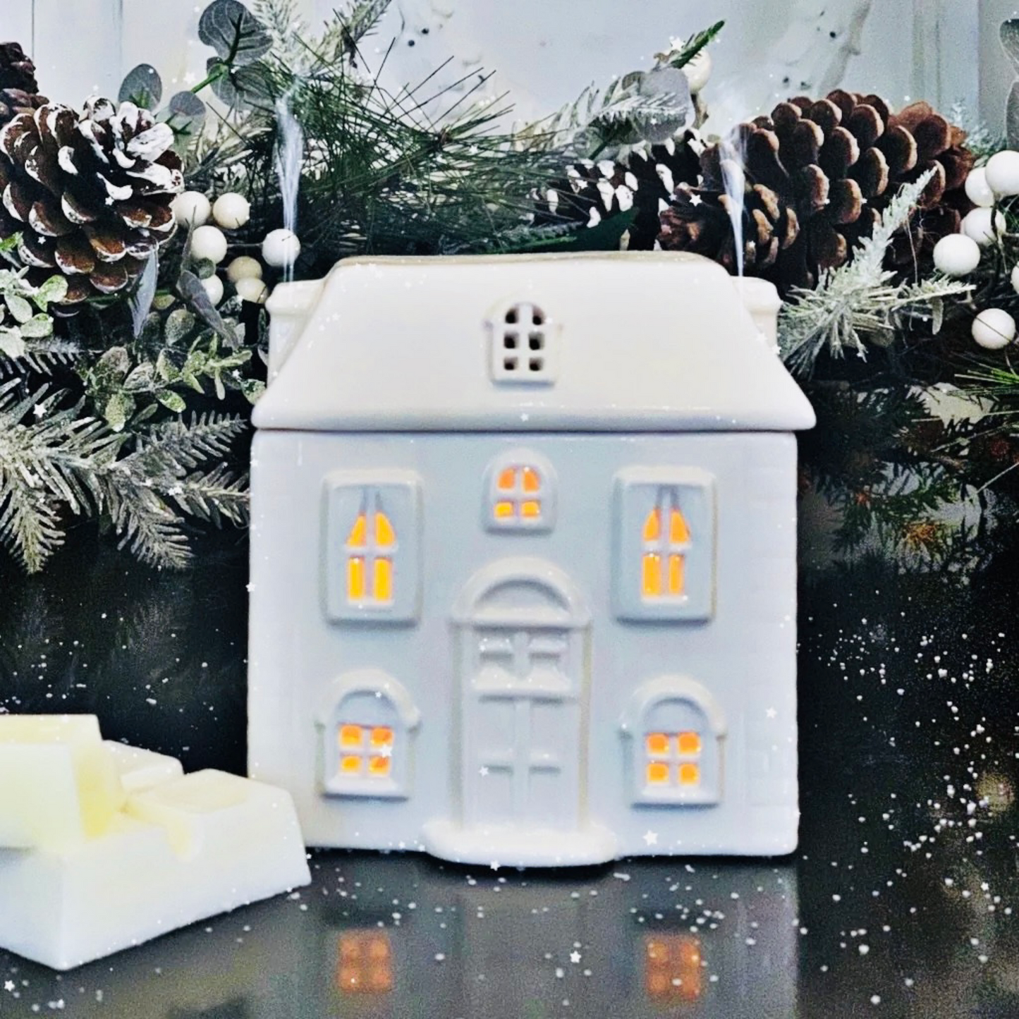Ceramic House Oil Wax Melt Warmer