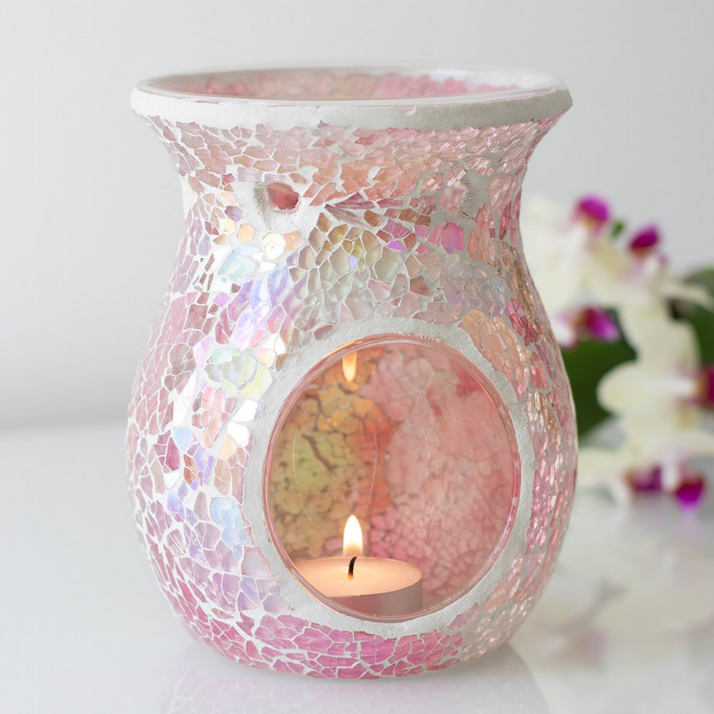 Pink Wax Melt Essential Oil Warmer